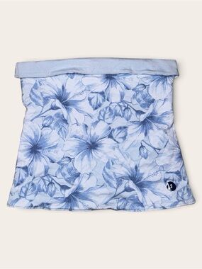 Hollister Light Blue Floral Reversible Tube Top
